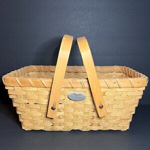 Vintage Spring 1999 Bath & Body Works Special Edition Wicker Basket w/ Handles